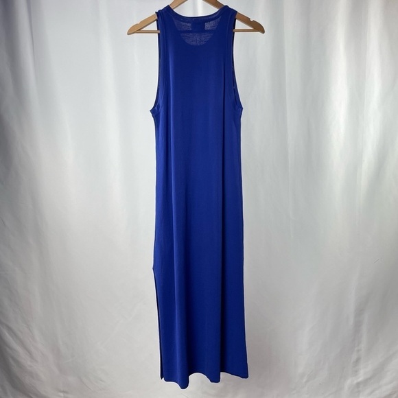 NWT The Drop Gabriela High Side Slit Midi Sweater Dress in Dazzling Blue Size XL - Picture 6 of 8